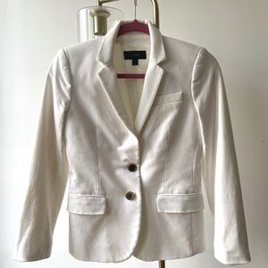 White JCrew blazer Size 0